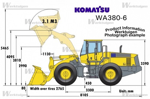 Product picture Komatsu WA380-6 Wheel Loader Workshop Repair Service Manual